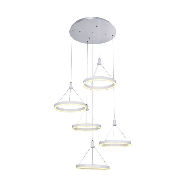 Подвесной светильник ТОР на кругу [белый d40 h110 Led 90W (4000K)]