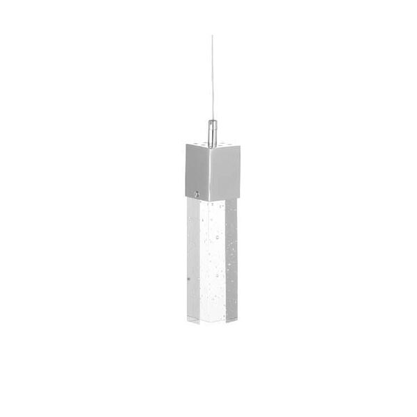 Подвесной светильник АКВА хром [w10*10 h100 PowerLed 5W (4000K)]