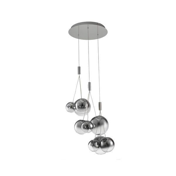 Подвес БАЛЛОИС [хром d53 h120 Led 9*3W]
