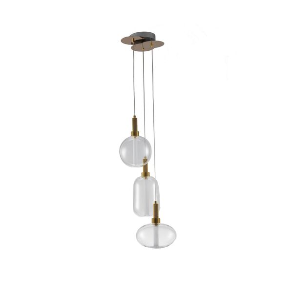 Подвес КАСЛА [прозрачный d35 h120 Led 3*5W]