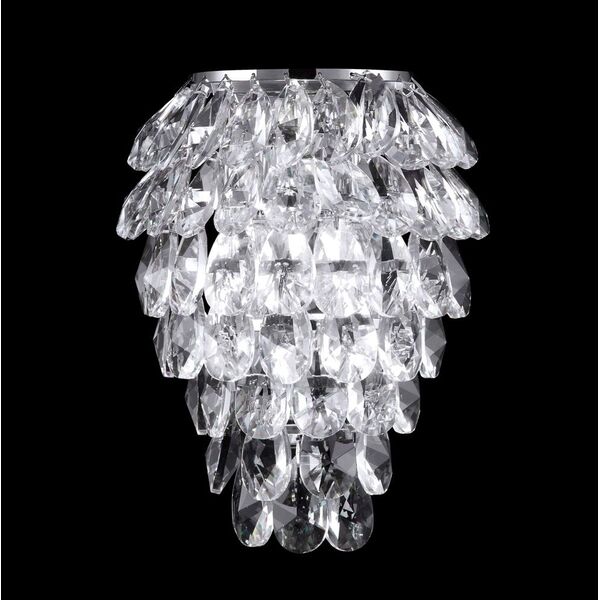 Бра CHARME AP2+2 LED CHROME/TRANSPARENT CRYSTAL LUX