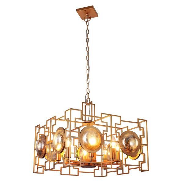 CUENTO SP8 [GOLD CRYSTAL LUX Светильник подвесной]