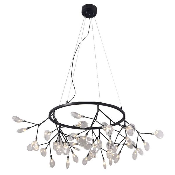 Люстра Crystal lux Evita  [BLACK/TRANSPARENT]