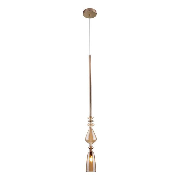 LUX NEW SP1 B AMBER CRYSTAL LUX Светильник подвесной