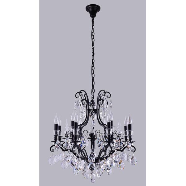 MAGNIFICO SP13 [BLACK/TRANSPARENT CRYSTAL LUX Люстра]