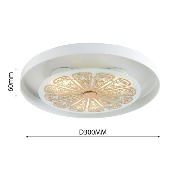 потолочный светильник Incarnatio [D300*H60 3*LED*4W, 404LM, 3000K, included]