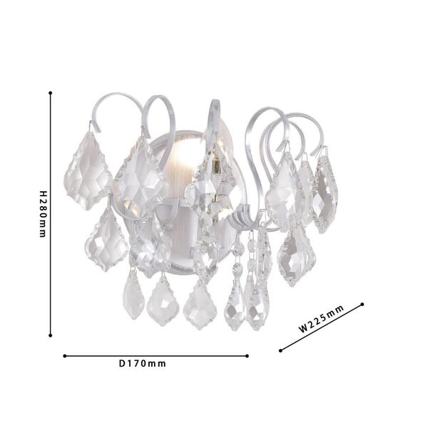 настенный светильник Pluvia [D170*W225*H280 1*E14*40W, excluded]
