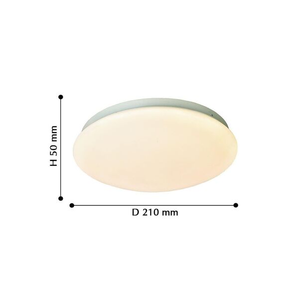 потолочный светильник Ledante [D210*H50 1*LED*24W, 1500LM, 4000K, included]