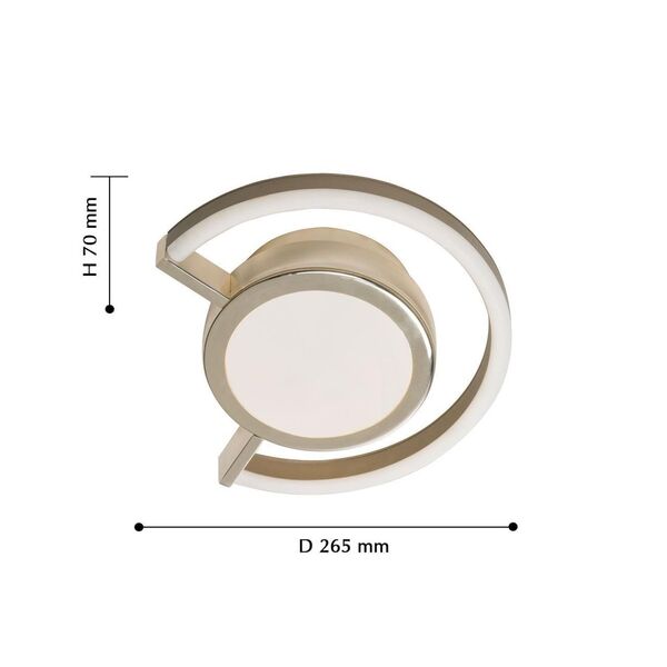настенно-потолочный светильник Mio [D265*H70 1*LED*12W+1*LED*9W, 1680LM, 4000K, included]