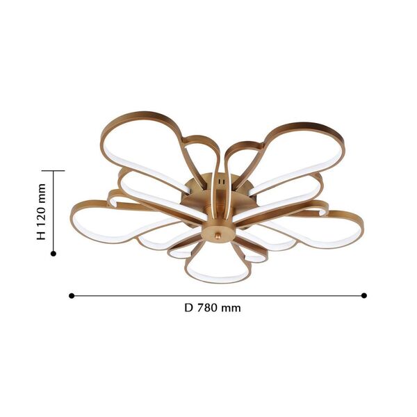 потолочная люстра Bluten [D780*H120 5*LED*14W+10*LED*6W, 9100LM, 4000K, included]