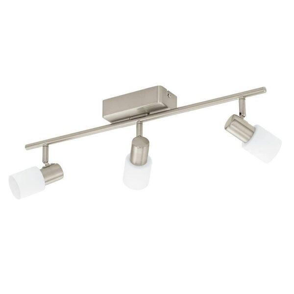 31477 Светодиодный спот TABERNO [3х5W (LED), никель/стекло сатиновое]