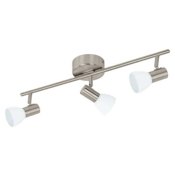 Светильник Светодиодный спот GLOSSY, [3х5W (LED), никель/стекло сатинированное GLOSSY 1]
