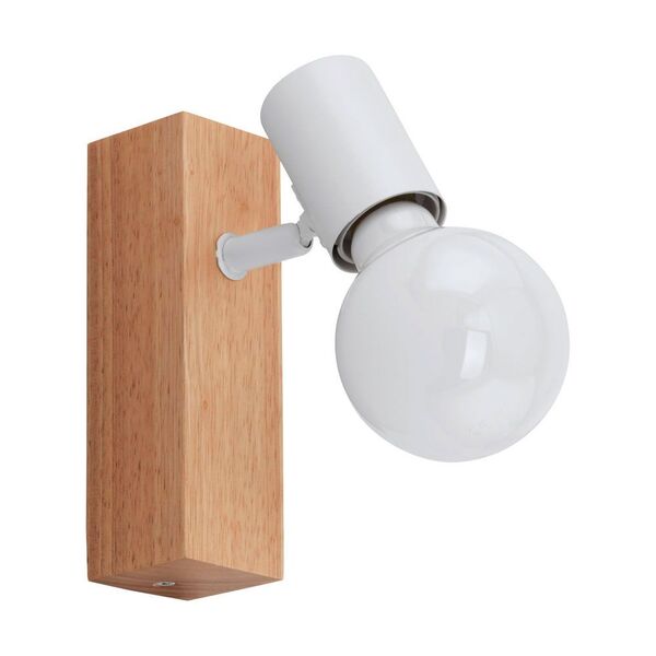 Спот TOWNSHEND 3 [1x10W (E27), L165, B50, дерево, сталь, коричневый, белый