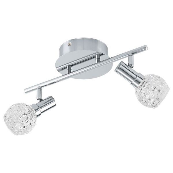 Светодиодный спот HANIA,[ 2X4,6W (LED), IP20 Лампы LED*2X4,6W*включены Сталь / Стекло]