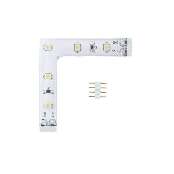 92312-EG Коннектор для светодиодной ленты L-образный LED STRIPES-MODULE, 0,4W (5 LED) (LED), IP20   Лампы LED*0,4W (5 LED)*включены