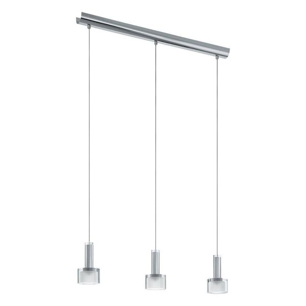 Светодиодный подвес FABIANA 1, [3х3,3W (LED), L710, хром/сатиновое стекло]