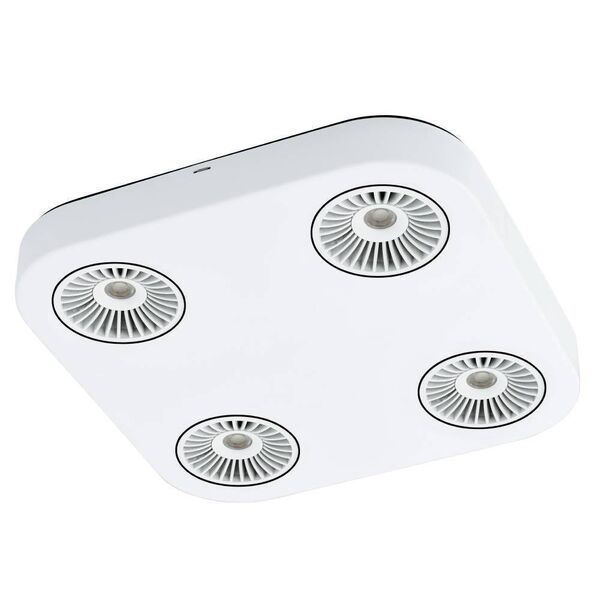 Светодиодный спот MONTALE, [4х5,4W (LED), 285х285, алюминий, белый, черный]