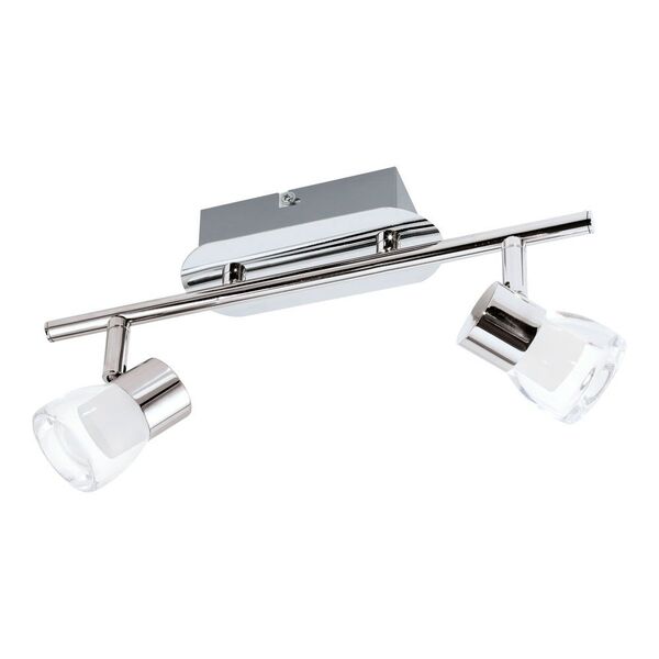 Светодиодный спот PERITO 1 [2х5W (LED), хром/пластик матовый, прозрачный]