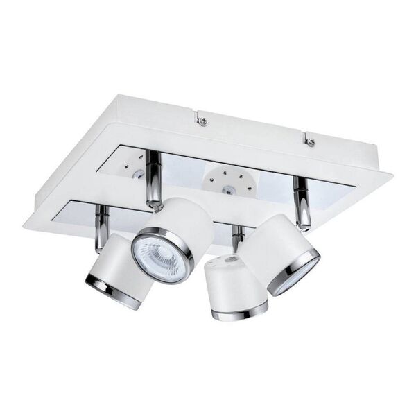 Светодиодный спот PIERINO 1, [4х5W (LED), L240x260, белый/хром]