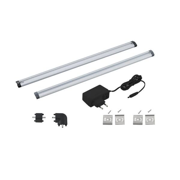 Система светодиодной ленты VENDRES, 3W (LED), 2хL300, алюминий/пластик, с сенсорн. выкл.