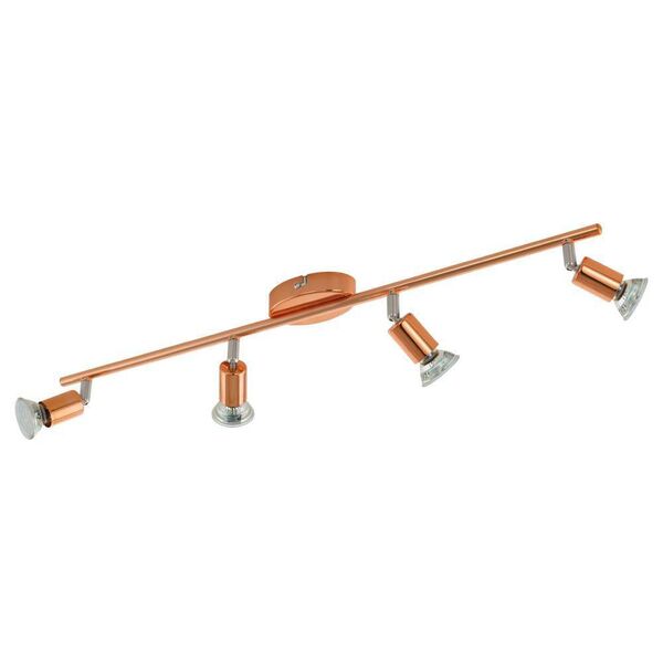 Светодиодный спот BUZZ-COPPER [4х3W (GU10), медный/никель матовый]
