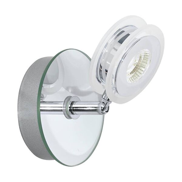 Светодиод. спот AGUEDA [1х3,3W (LED), IP44, cталь, стекло, хром, прозрачный]