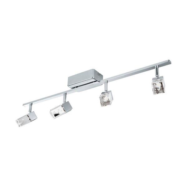 Светодиод. спот CANTIL [4x3,3W(LED), L845, сталь, хром/пластик, прозрачный]