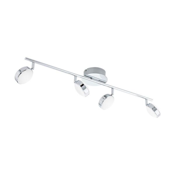 Светодиод. спот SALTO [4х5,4W(LED), L760, сталь, хром/пластик, мат.]