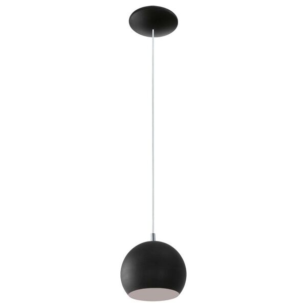 Светодиодный подвес PETTO LED, [1х3,3W (GU10), сталь, черный]