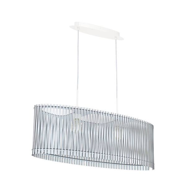 Подвес SENDERO, [2х60W(E27), L775, B250, H1300, сталь, белый/дерево, белый]