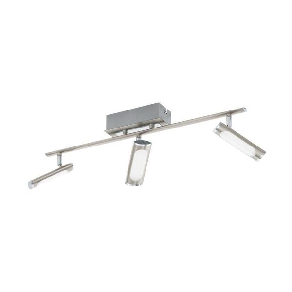Светодиодный спот COEDO [3х4,3W(LED), L585, никель мат., хром/пластик, белый]