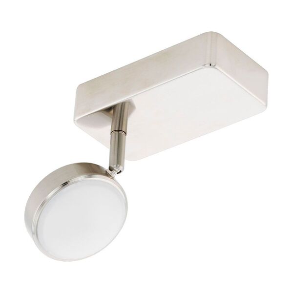 Светодиод. спот CORROPOLI-C [умный свет EGLO connect, 1х5W (LED), L80, H150, 600lm, пластик, сталь, никель матовый/пластик, белый]