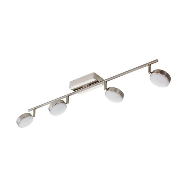 Светодиод. спот CORROPOLI-C [умный свет EGLO connect, 4х5W (LED), L770, B80, 4х600lm, пластик, сталь, никель матовый/пластик, белый]