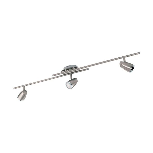 Светодиодный спот GALBATO [3х5W (LED), L865, B90, 3х480lm, сталь, никель матовый, хром]