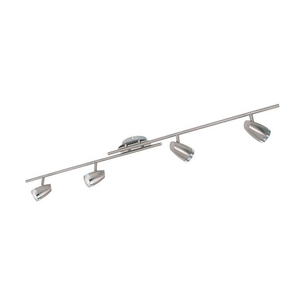Светодиодный спот GALBATO [4х5W (LED), L1070, B90, 4х480lm, сталь, никель матовый, хром]