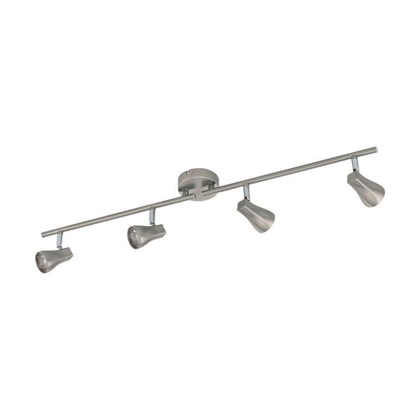 Светодиодный спот TIBERIO [4х3W (LED), L700, B80, 4х400lm, сталь, пластик, никель матовый]