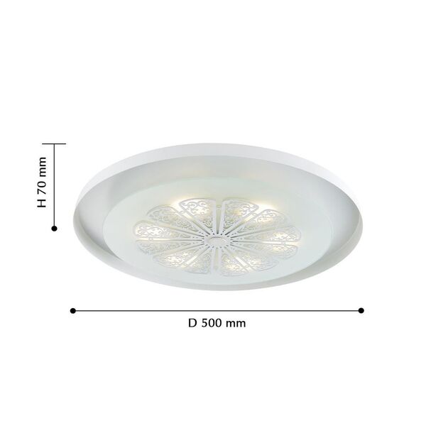 потолочный светильник Incarnatio [D500*H70 6*LED*4W, 790LM, 3000K, included]