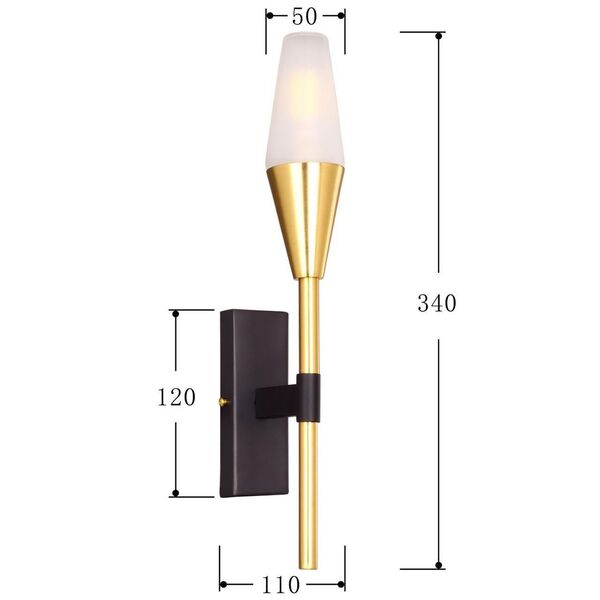 настенный светильник Incognita [D110*W50*H340 1*G9LED*3W,excluded]