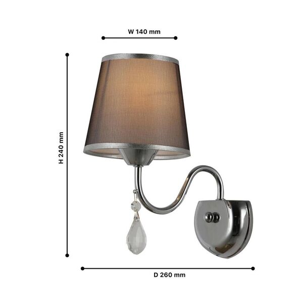 настенный светильник Amery [D260*W140*H240 1*E14*40W, excluded]