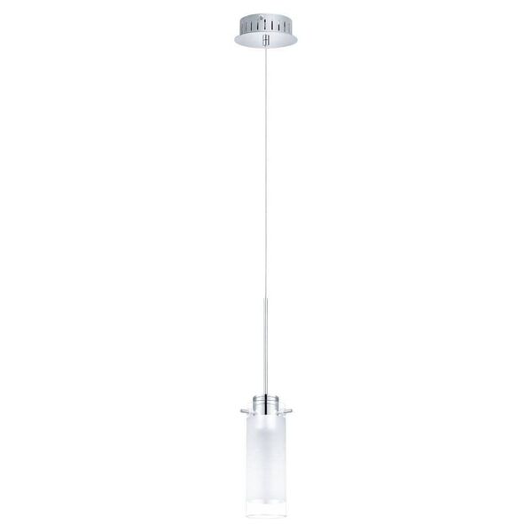 Светильник Светодиодный подвес AGGIUS 1, [1х6W (LED), хром/белое стекло AGGIUS 1]