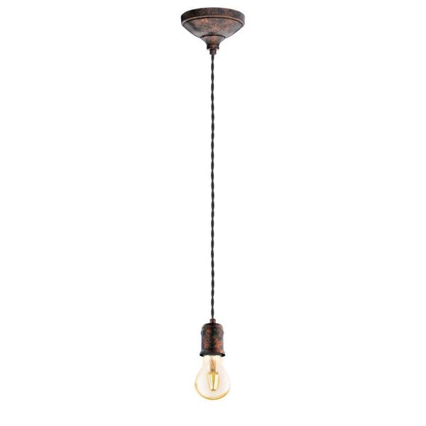 Подвес YORTH, [1х60W (E27), H2000, сталь, медь]