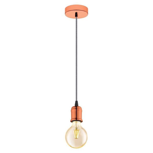 Подвес YORTH, [1х60W (E27), H2000, сталь, медный, ретро кабель]