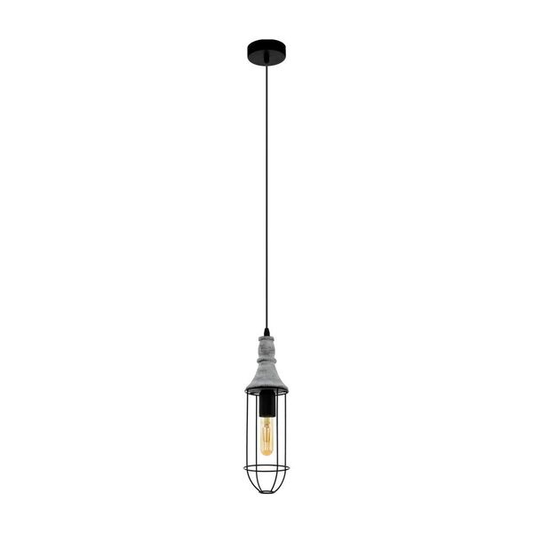 Подвес ITCHINGTON 1 [1х40W(E14), H1100, сталь, дерево, коричневый с беленый]