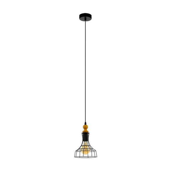 Подвес BAMPTON 1 [1х60W(E27), H1100, сталь, дерево, коричневый]