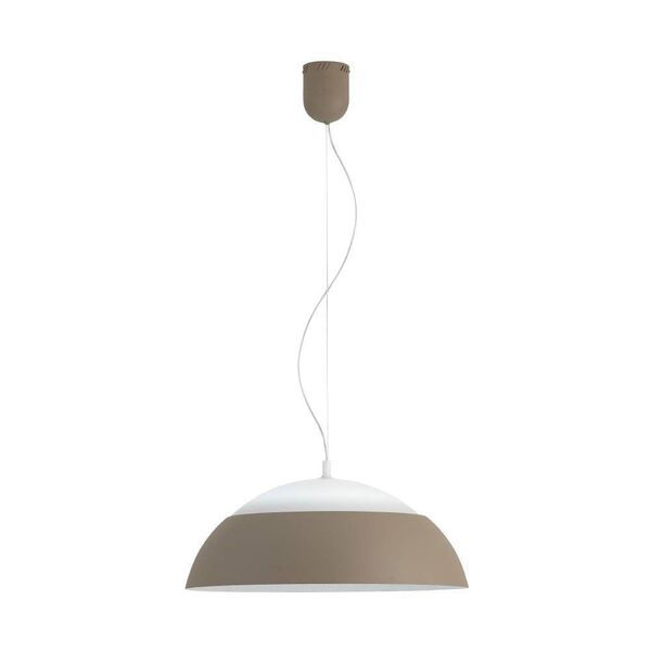 Светодиод. подвес MARGHERA [с димм.,1х12,8/1х21,3W(LED), H1500, сталь, серо-коричневый, белый/алюминий, акрил, серо-коричневый, черный]
