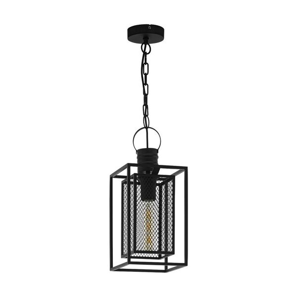 Подвес APETON, [5х60W (E27), 180х180, H1100, сталь, черный]