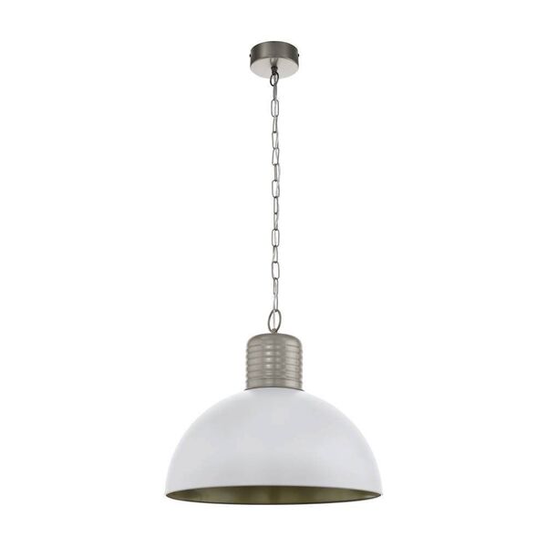 Подвес СOLDRIDGE, [1х60W (E27), 530, H1490, алюминий, сталь, жемчужно-cерый, темно-серый]