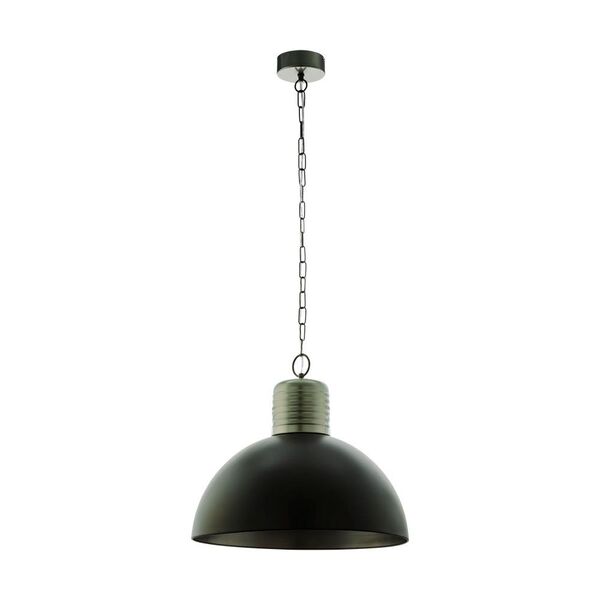 Подвес СOLDRIDGE, [1х60W (E27), 530, H1490, алюминий, сталь, жемчужно-cерый, серый]