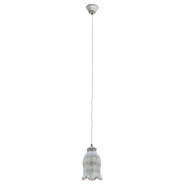 Подвес TALBOT 1, [1x60W (E27), H1100, сталь, патина, серый]