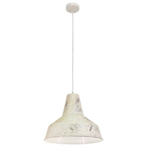 Подвес SOMERTON, [1х60W (E27), H1100, сталь, белый с известью]